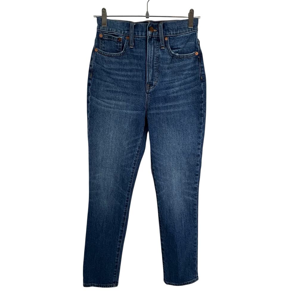 Madewell Women's Straight Leg Jeans - Dark Blue
